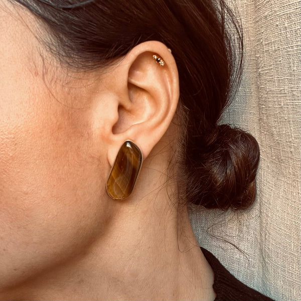 Tiger's Eye Earring