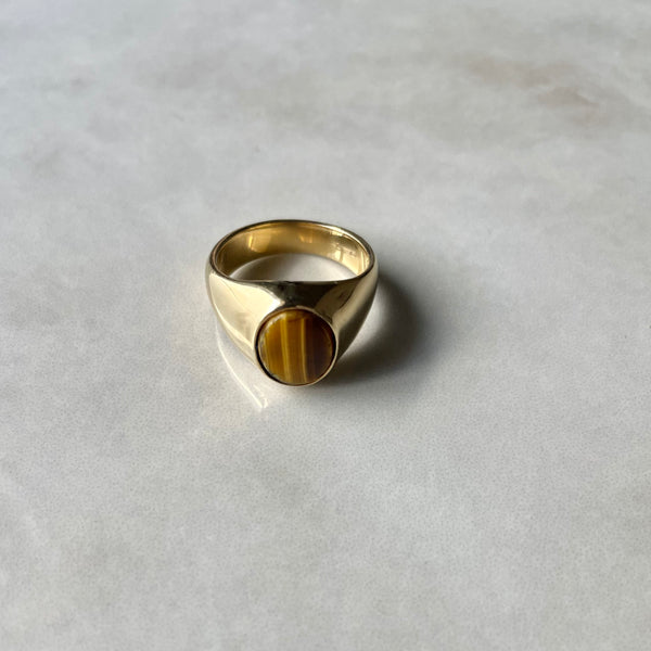 tiger eye ring