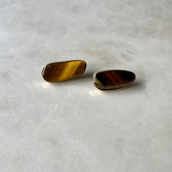 tiger eye earrings