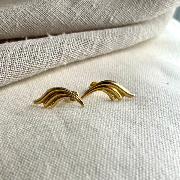 Wave Stud Earrings