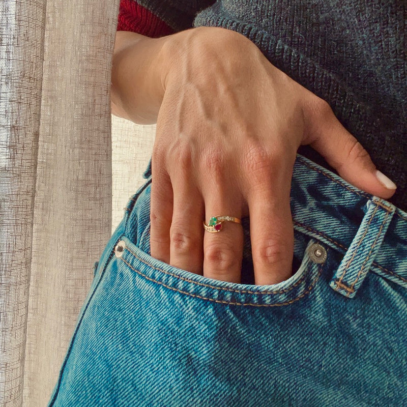 Ruby and Emerald Ring