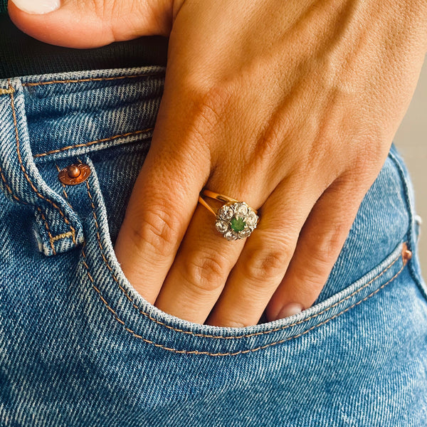 Agate Cluster Ring