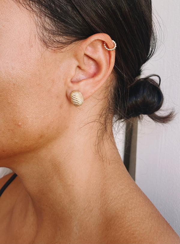 Dome Stud Earrings